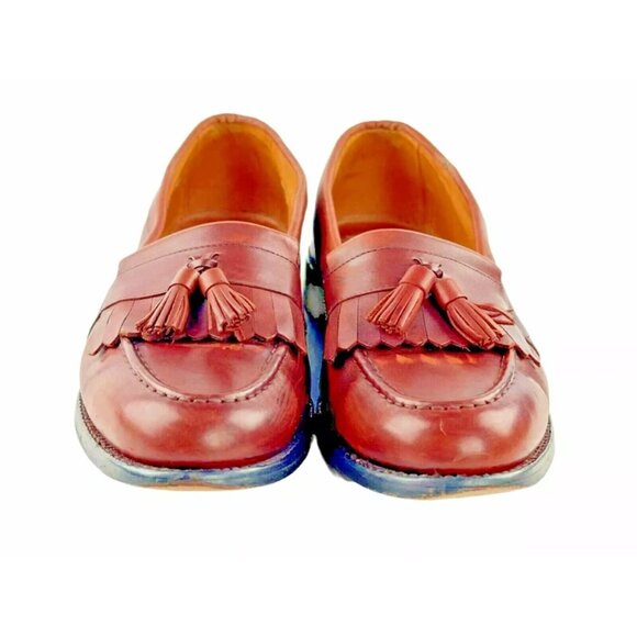 Allen Edmonds Mens Newport Brown‎ Leather Round Toe Slip On Dress Shoes Sz 11.5C - Picture 2 of 8